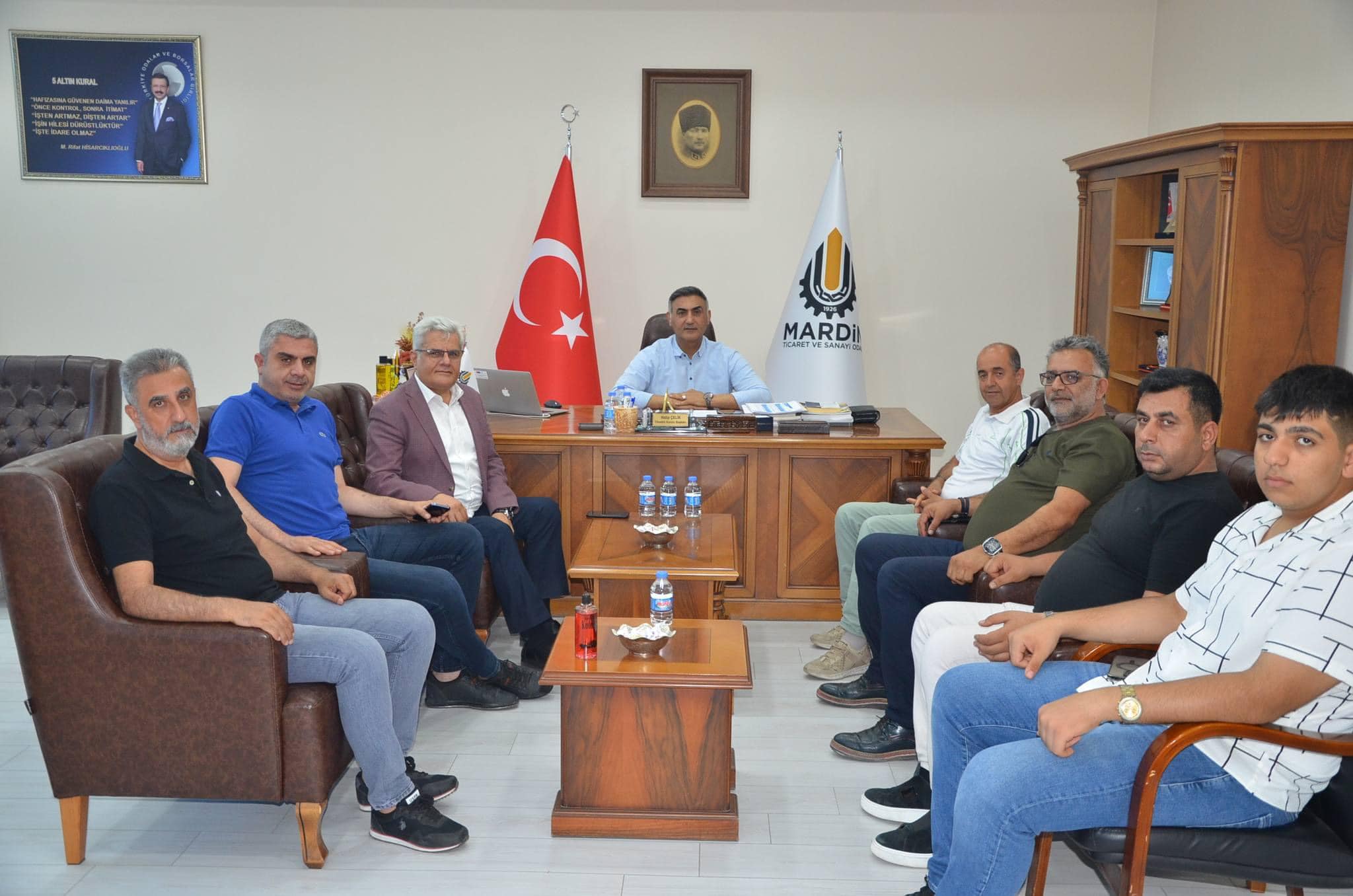 Mardin Ticaret ve Sanayi Odası Başkanı Sayın Hatip Çelik’e Ziyaret