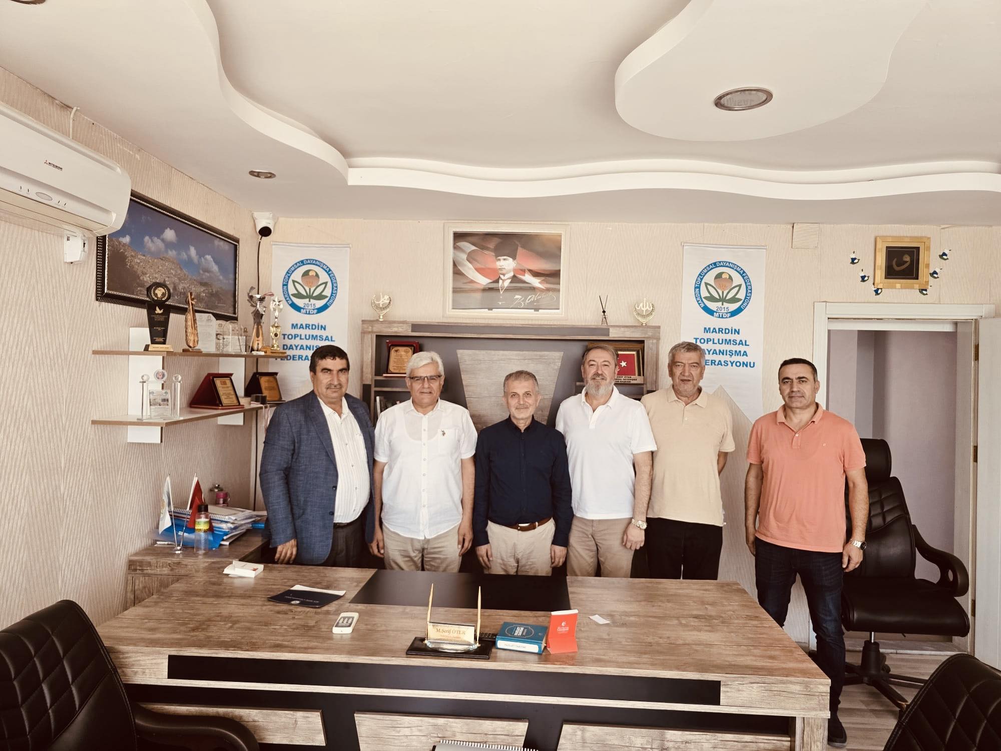 MARDİNFED’ten Mehmet Şerif Öter’e Ziyaret